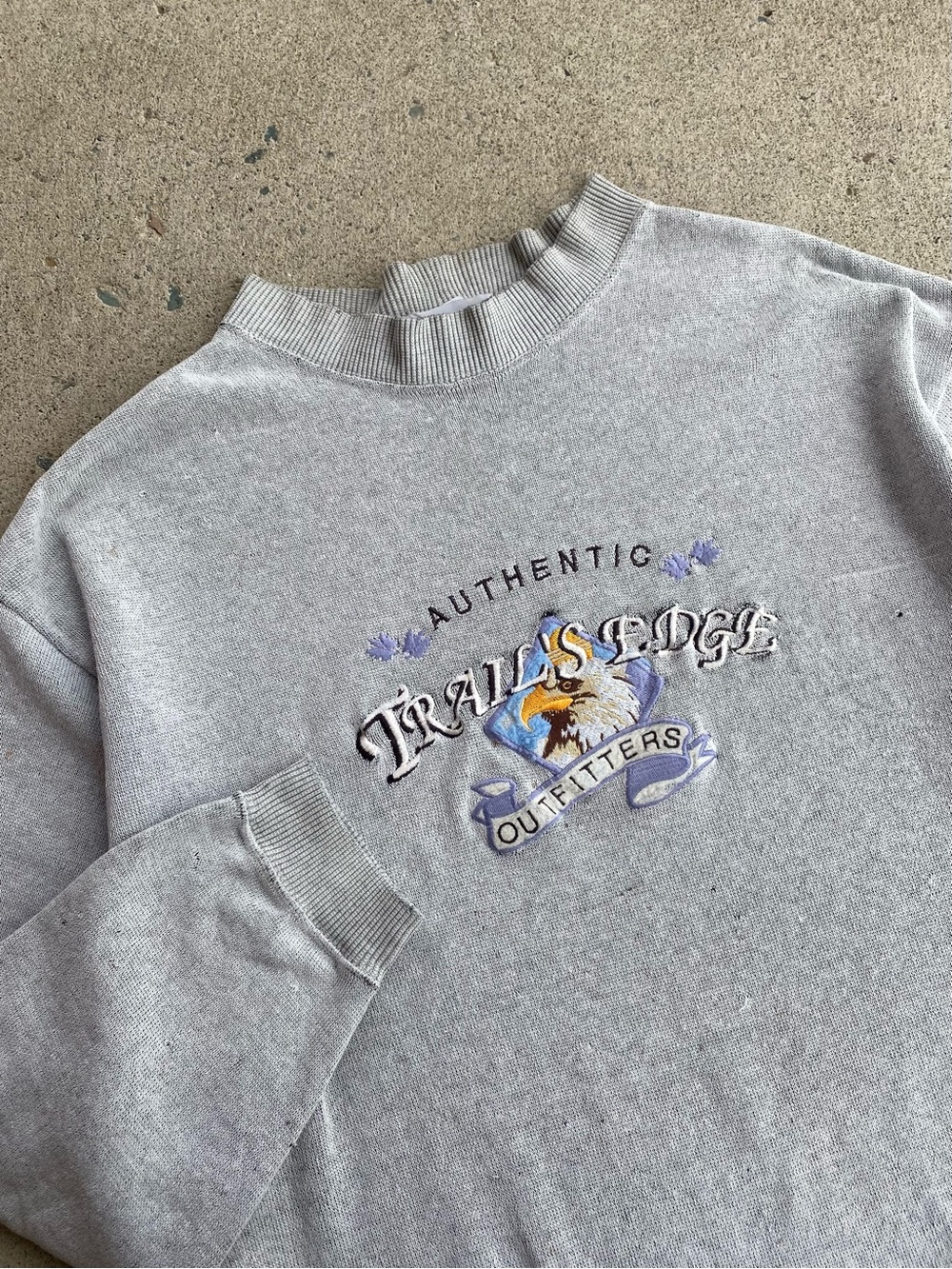90s Vintage Trail’s Edge Embroidered Eagle Sweater